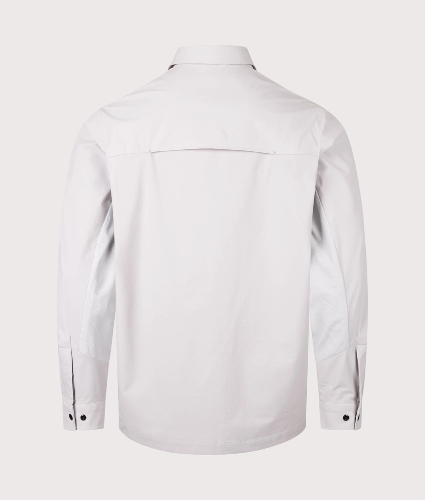 Hugo Boss Mens Relaxed Fit Urban TechDobby Overshirt